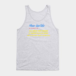 Mountain Bike Definition Tank Top